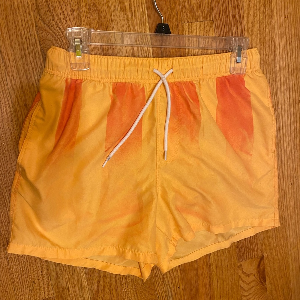Men’s orange swim suit from the t.v. show Panic